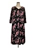 Talbots Paisley Black Casual Dress Size 1X - photo 1