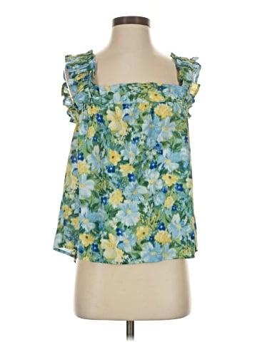 Blu Pepper Sleeveless Blouse (view 1)