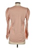 Express 100% Polyester Tan Long Sleeve Blouse Size S - photo 2