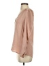 Express 100% Polyester Tan Long Sleeve Blouse Size S - photo 5