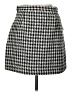 H&M Houndstooth Gray Casual Skirt Size 10 - photo 2