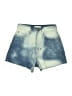 PacSun 100% Cotton Tie-dye Blue Denim Shorts Size 23 waist - photo 1
