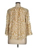 Jennifer Lopez Animal Print Gold 3/4 Sleeve Blouse Size XL - photo 2