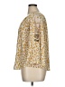 Jennifer Lopez Animal Print Gold 3/4 Sleeve Blouse Size XL - photo 5
