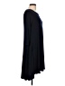 Nina Leonard Solid Black Casual Dress Size L - photo 4