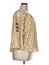 Jennifer Lopez Animal Print Gold 3/4 Sleeve Blouse Size XL - photo 4