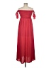 Unbranded 100% Polyester Red Casual Dress Size M - photo 2