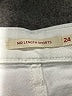 Levi's Solid Ivory Khaki Shorts Size 24 waist - photo 3