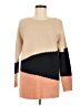 Unbranded Color Block Tan Pullover Sweater Size M (estimated) - photo 1