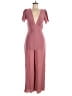 ASOS Solid Burgundy Jumpsuit Size 6 - photo 1