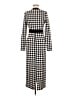 Unbranded Houndstooth Black Casual Dress Size M (estimated) - photo 2