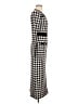 Unbranded Houndstooth Black Casual Dress Size M (estimated) - photo 4