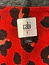 CAbi Animal Print Red Cocktail Dress Size S - photo 7