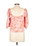 Sanctuary 100% Rayon Pink 3/4 Sleeve Blouse Size S - photo 2