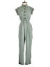 Monteau 100% Polyester Solid Green Jumpsuit Size S - photo 1
