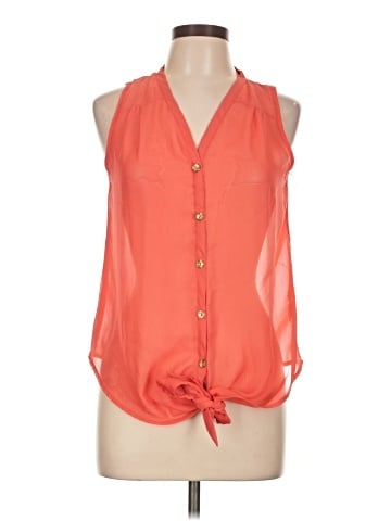 Sky Sleeveless Blouse (view 1)