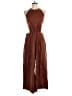 STAUD Solid Brown Jumpsuit Size 8 - photo 1