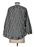 Assorted Brands 100% Cotton Checkered-gingham Black 3/4 Sleeve Button-Down Shirt Size XS - photo 2