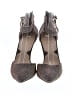 Adrienne Vittadini Gray Gold Heels Size 8 1/2 - photo 2
