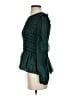 by the River 100% Polyester Green Long Sleeve Blouse Size S - photo 5