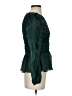 by the River 100% Polyester Green Long Sleeve Blouse Size S - photo 4