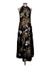 Vince. 100% Polyester Tropical Black Casual Dress Size XS - photo 1