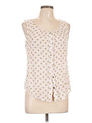 Edge Sleeveless Blouse (view 1)