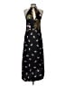 Vince. 100% Polyester Tropical Black Casual Dress Size XS - photo 2