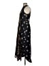 Vince. 100% Polyester Tropical Black Casual Dress Size XS - photo 5