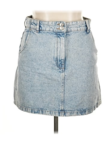 MNG Denim Skirt (view 1)