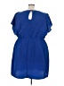 ASOS Curve 100% Polyester Solid Blue Casual Dress Size 22 - photo 2