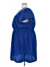 ASOS Curve 100% Polyester Solid Blue Casual Dress Size 22 - photo 5
