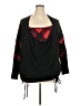 Shein Curve Plaid Black Cardigan Size 4X - photo 1
