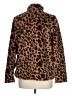 Katydid Collection 100% Polyester Animal Print Brown Faux Fur Jacket Size L - photo 2