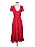 WAYF 100% Rayon Red Casual Dress Size XS - photo 1