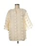 AndTheWhy 100% Polyester Ivory 3/4 Sleeve Blouse Size M - photo 1