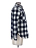 J.Crew Checkered-gingham Blue Long Sleeve Button-Down Shirt Size XS - photo 4