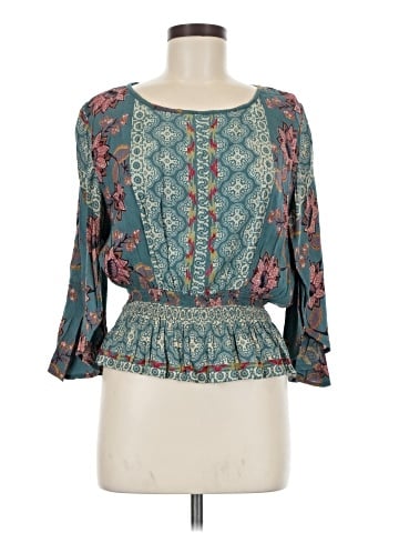 Angie 3/4 Sleeve Blouse (view 1)