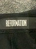 Reformation Solid Black Jumpsuit Size 2 - photo 4