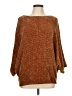 Sweet Rain 100% Polyester Brown Pullover Sweater Size L - photo 1