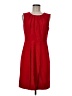 Calvin Klein Solid Red Cocktail Dress Size 6 - photo 1