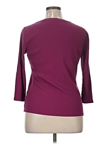 New York & Company 3/4 Sleeve T-Shirt (view 2)