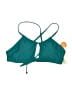 Charmo Solid Teal Swimsuit Top Size S - photo 1