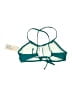 Charmo Solid Teal Swimsuit Top Size S - photo 2