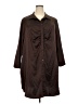 Cato Brown 3/4 Sleeve Button-Down Shirt Size 22 - 24 - photo 1