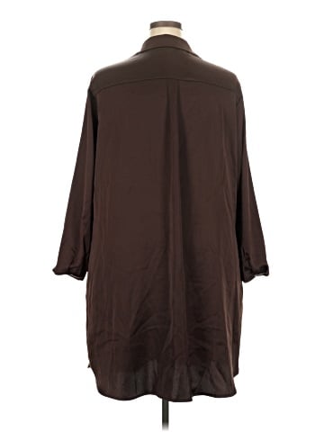 Cato 3/4 Sleeve Button-Down Shirt (view 2)