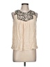 Zara Basic Ivory Sleeveless Blouse Size L - photo 1