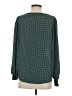 Ann Taylor LOFT 100% Polyester Green Long Sleeve Blouse Size S - photo 2