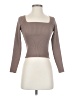 Sincerely Jules 100% Polyester Brown Long Sleeve Top Size S - photo 1