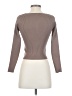 Sincerely Jules 100% Polyester Brown Long Sleeve Top Size S - photo 2